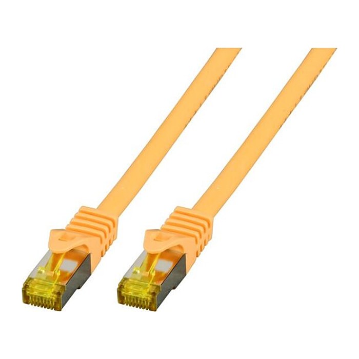 EFB RJ45 Patchk. Cat.6a S/FTP LSZH Cat.7 Rohk. 0.15m gelb