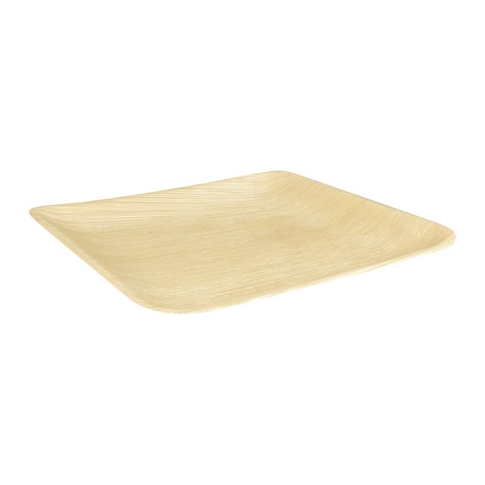 PAPSTAR Palmblatt-Teller pure natur 25,5 x 25,5 cm, 25 St.