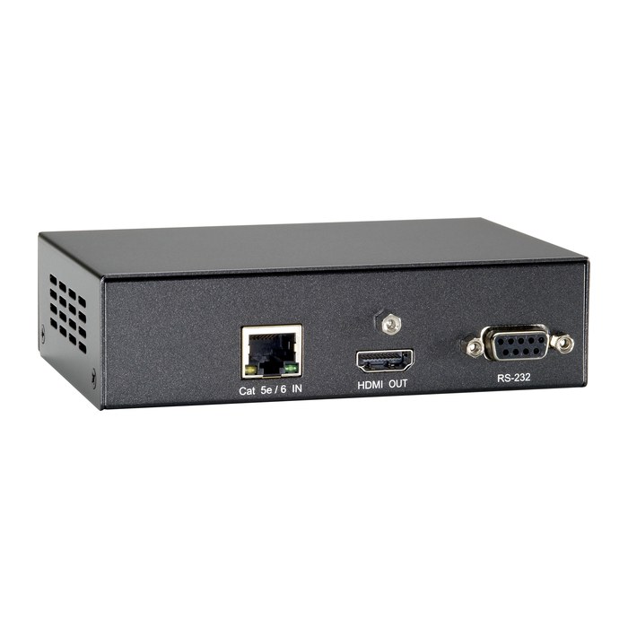 LevelOne HDMI Empfänger Cat5 HDBaseT 2xHDMI/2xRS-232 schwarz