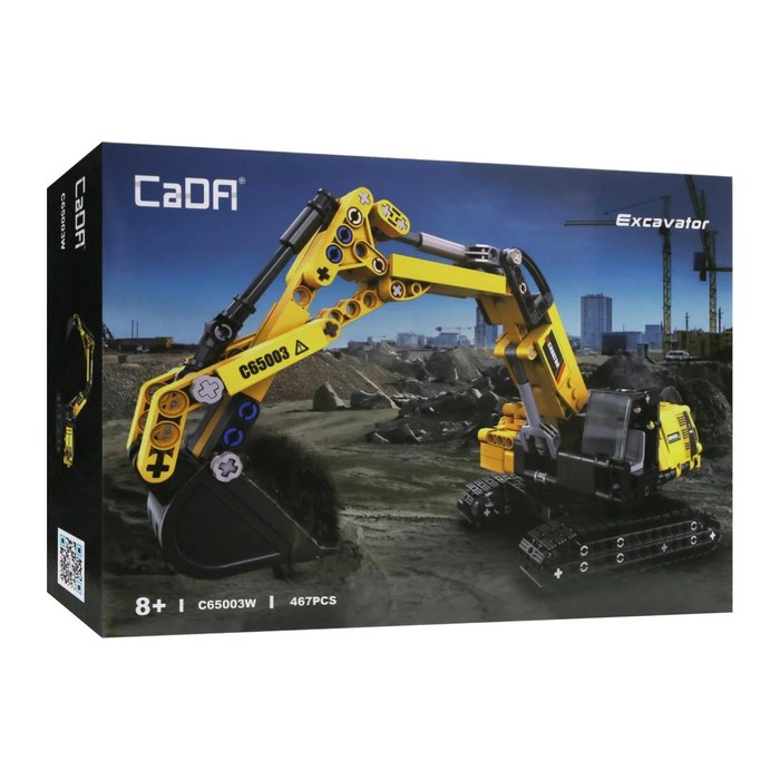 Jamara CaDA Bagger Bricks gelb 8+