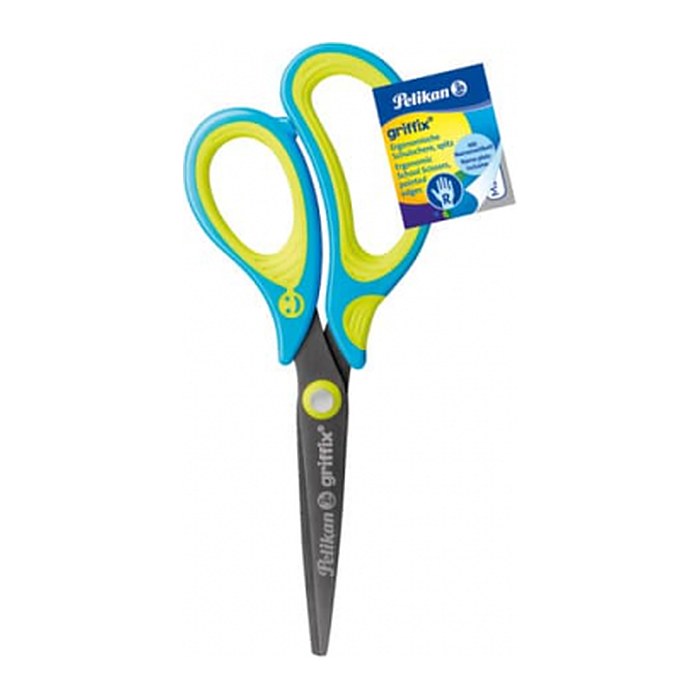 Pelikan Papierschere griffix® blau-gelb 14,0 cm