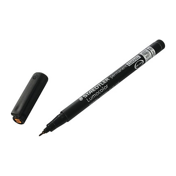 STAEDTLER CD/DVD pen CD-Marker schwarz 0,4 mm, 10 St.