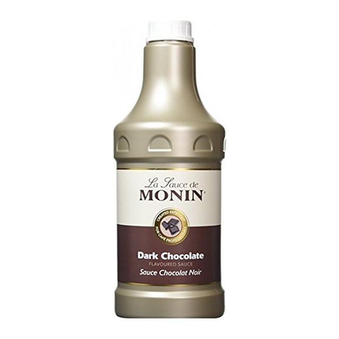 MONIN®  La Sauce de Dunkle Schokolade Dessertsauce, 1,89 l