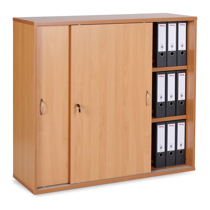 Schiebetürenschrank aus Holz – 3 OH – Buche