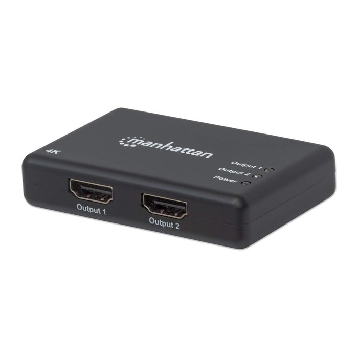 MANHATTAN 4K 2-Port HDMI-Splitter 4K@30Hz Netzteil schwarz