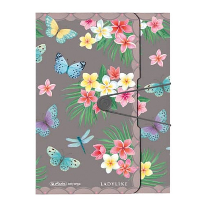 herlitz Heftbox Ladylike 4,5 cm Butterflies, 1 St.