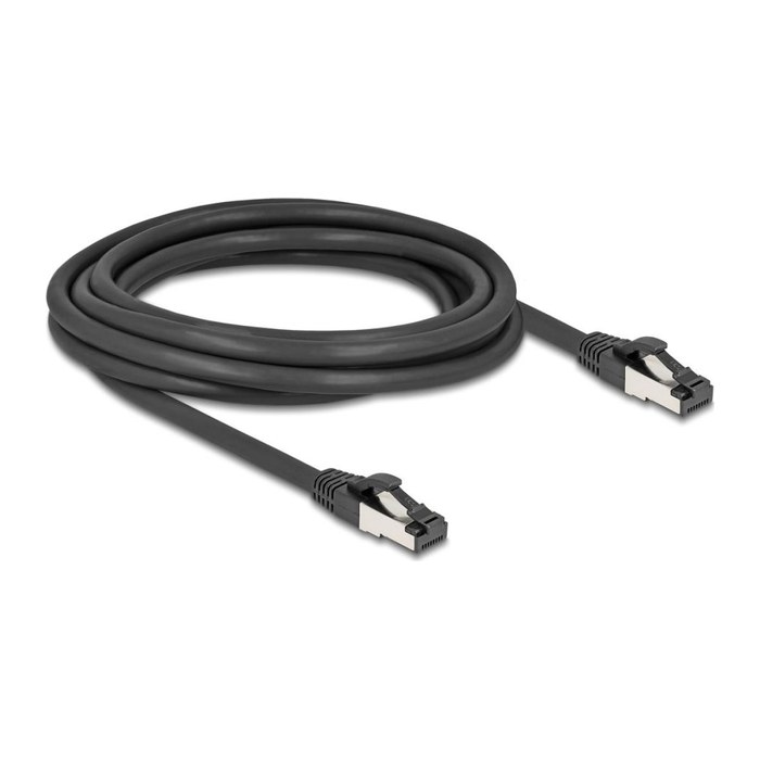 DELOCK RJ45 Netzwerkkabel Cat.8.1 S/FTP 3m-40Gbps schwarz
