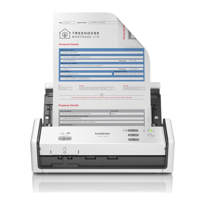 Scanner Brother ADS-1300 Duplex-Dokumentenscanner