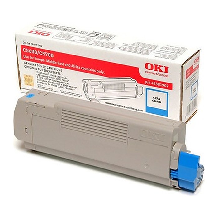 OKI 43381907  cyan Toner