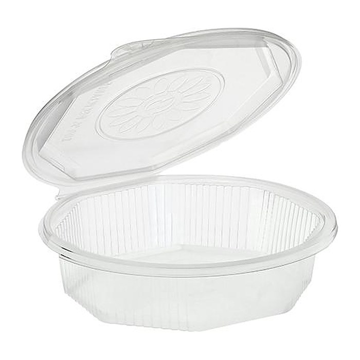 STARPAK Einweg-Salatschalen transparent 1,5 l, 25 St.