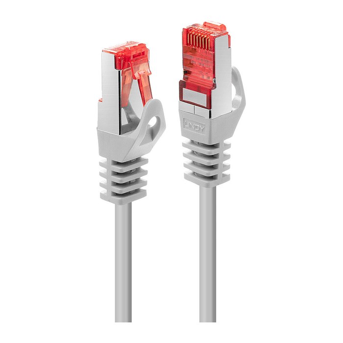 LINDY Patchkabel Cat6 S/FTP Basic hellgrau 10m