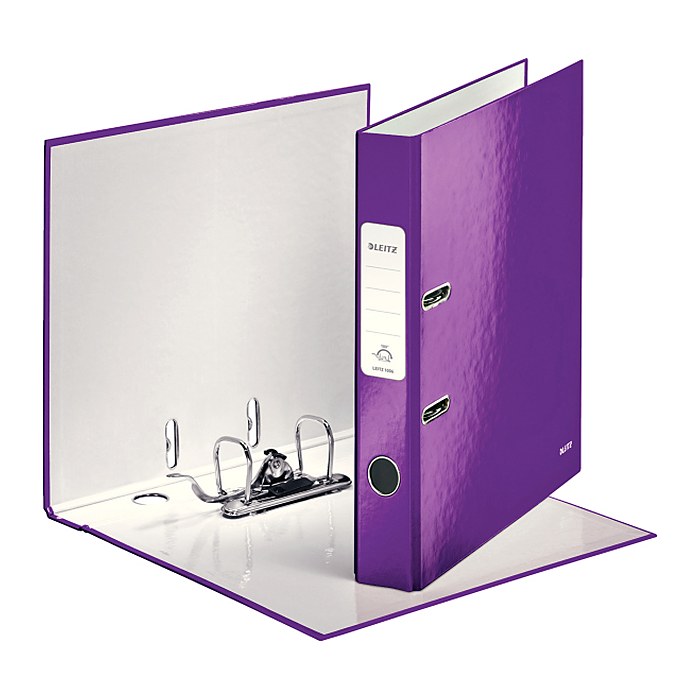 LEITZ Ordner lila Karton 5,0 cm DIN A4, 1 St.