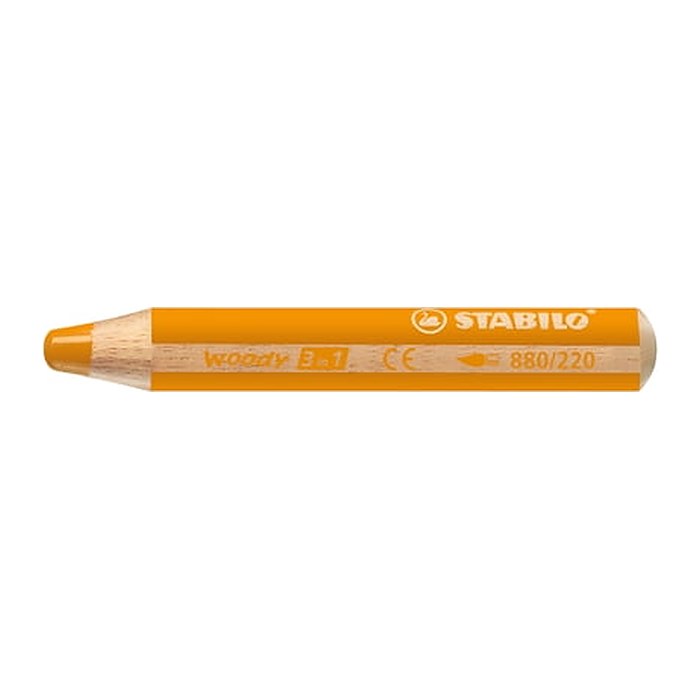 STABILO woody 3 in 1 Buntstift orange, 1 St.