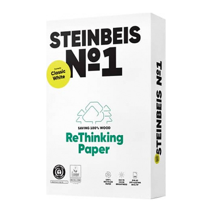 STEINBEIS Recyclingpapier No.1 DIN A3 80 g/qm 500 Blatt