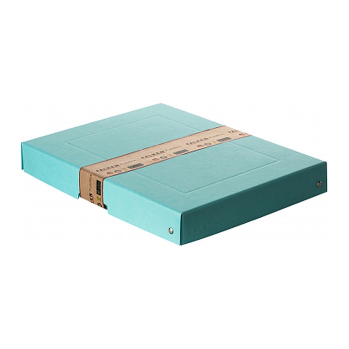 FALKEN PURE Aufbewahrungsbox 500 Blatt pastellblau 24,0 x 32,0 x 4,0 cm, 1 St.
