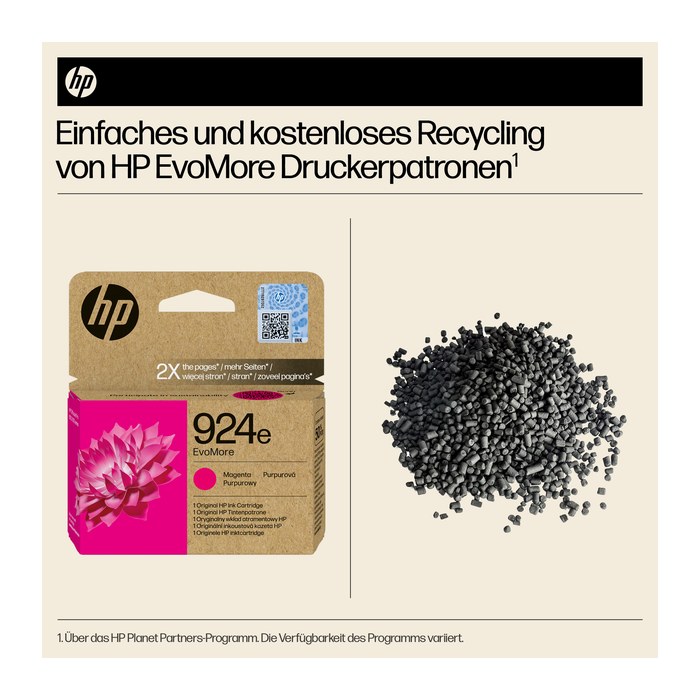 HP 924e Magenta Tintenpatrone EvoMore