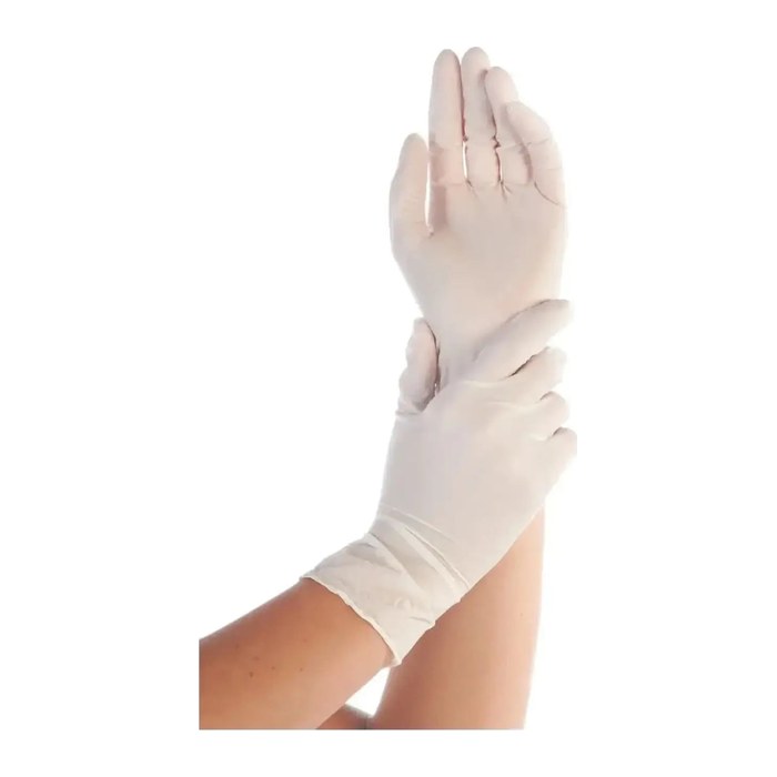 HYGOSTAR unisex Einmalhandschuhe SAFE PREMIUM weiß Größe S, 100 St.