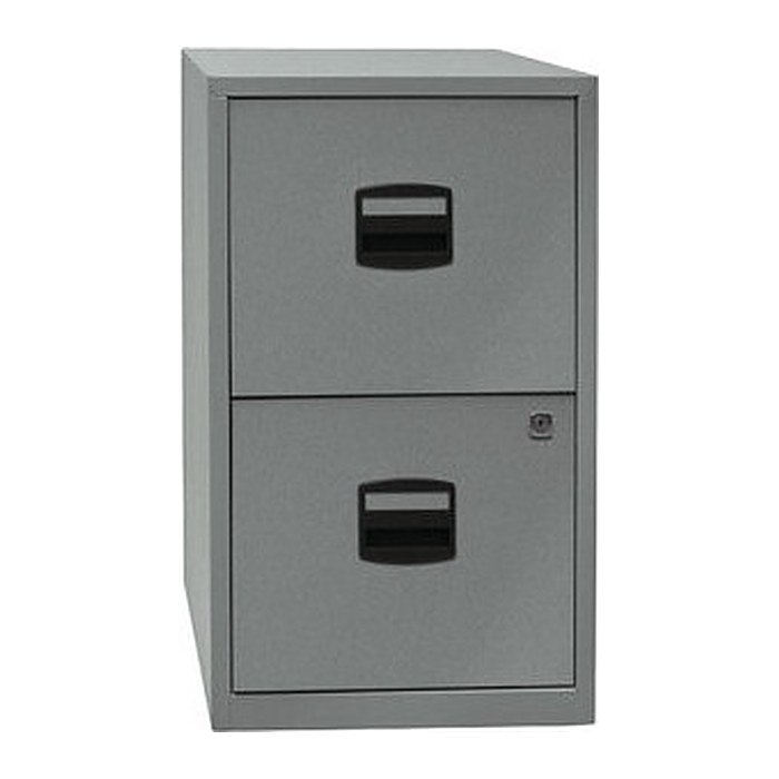 BISLEY Home PFA 2 Hängeregistraturschrank silber 2 Schubladen 41,3 x 40,0 x 67,2 cm, 1 St.