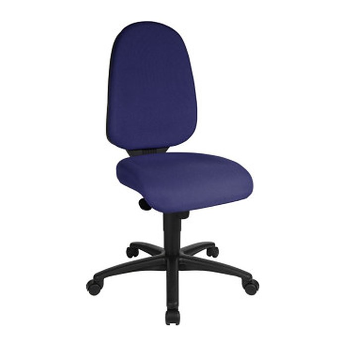 Topstar Bürostuhl Syncro Pro 5, S500 G26 Stoff blau, Gestell schwarz