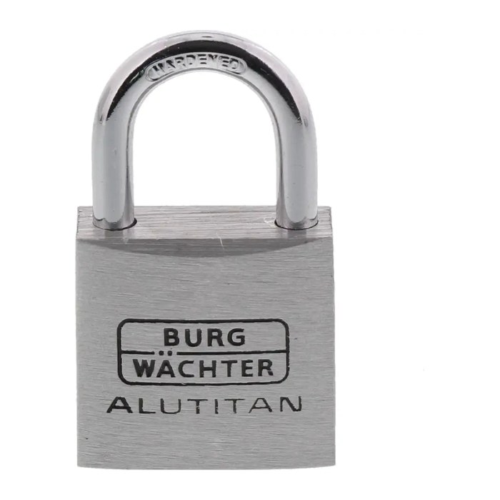 BURG WÄCHTER Vorhängeschloss ALUTITAN 770 30 silber, 1 St.