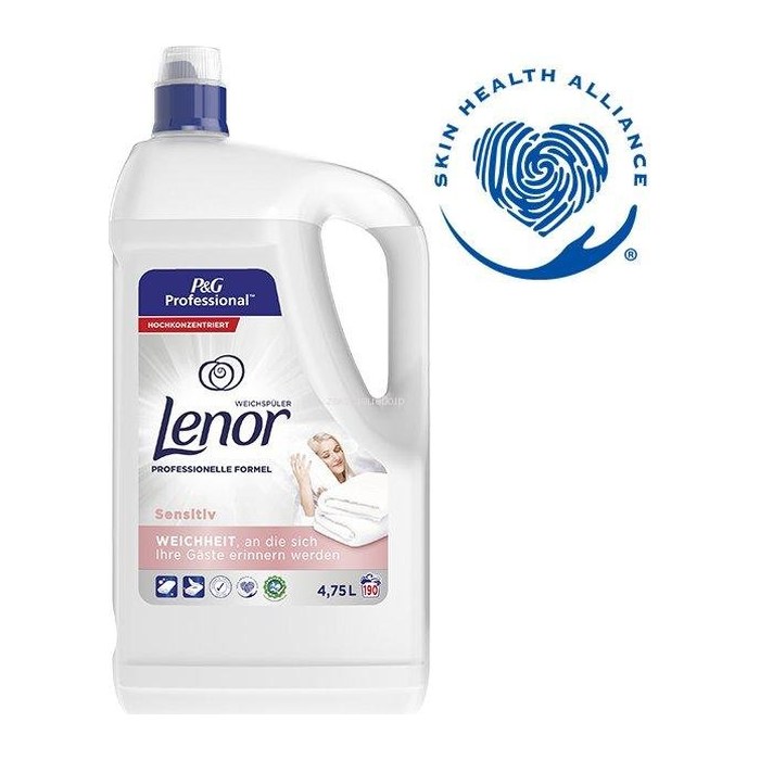 Lenor Professional FRISCHE BAUMWOLLBLÜTE Weichspüler flüssig, 4 l