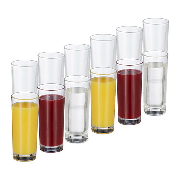 relaxdays Trinkgläser Longdrink 300,0 ml, 12 St.
