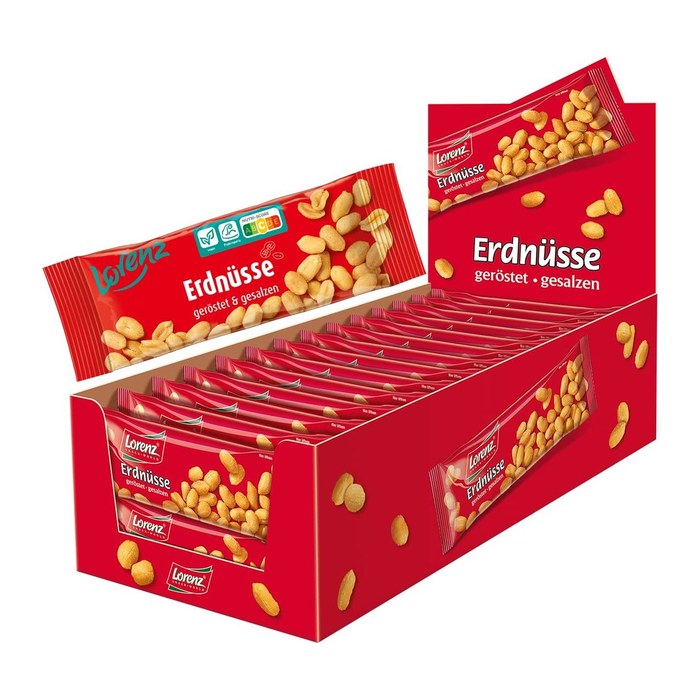 Lorenz Erdnüsse 28x 40,0 g, 28 St.