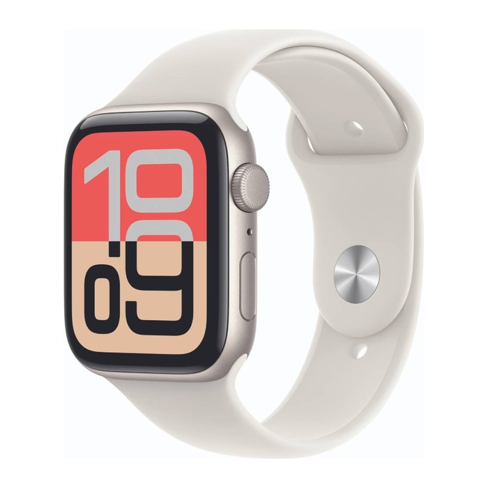 Apple Watch SE3 44 mm Aluminium (GPS + Cellular) Sportarmband M/L polarstern