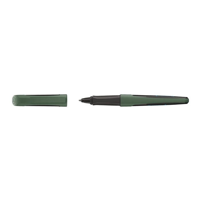 STABILO Kugelschreiber Flow khaki/schwarz, Schreibfarbe: blau, 1 St.