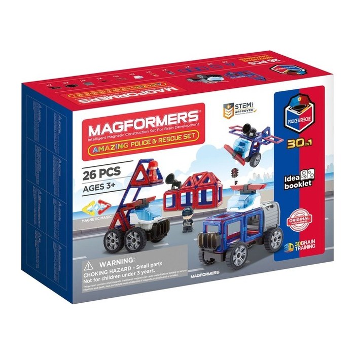 MAGFORMERS® Police&Rescue 278-58 Amazing Bausatz