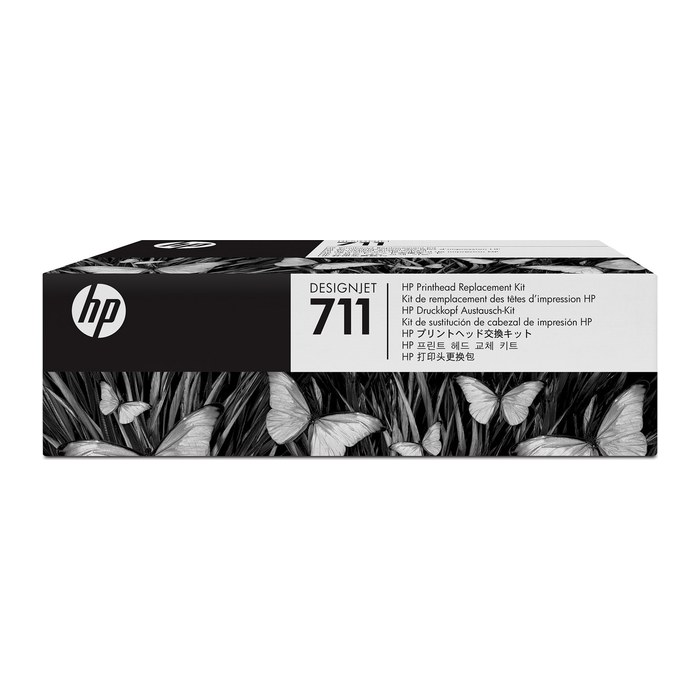 HP 711(C1Q10A) schwarz, cyan, magenta, gelb Druckkopf