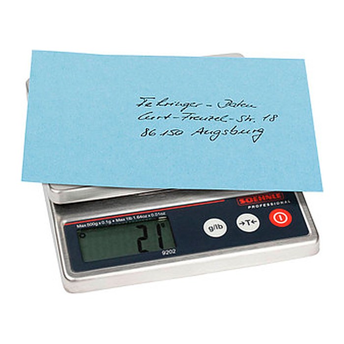SOEHNLE PROFESSIONAL Briefwaage 9202 silber für max. 0,5 kg