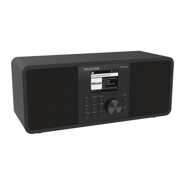 TELESTAR TOP 250 Schwarz Multifunktionsradios Stationäre