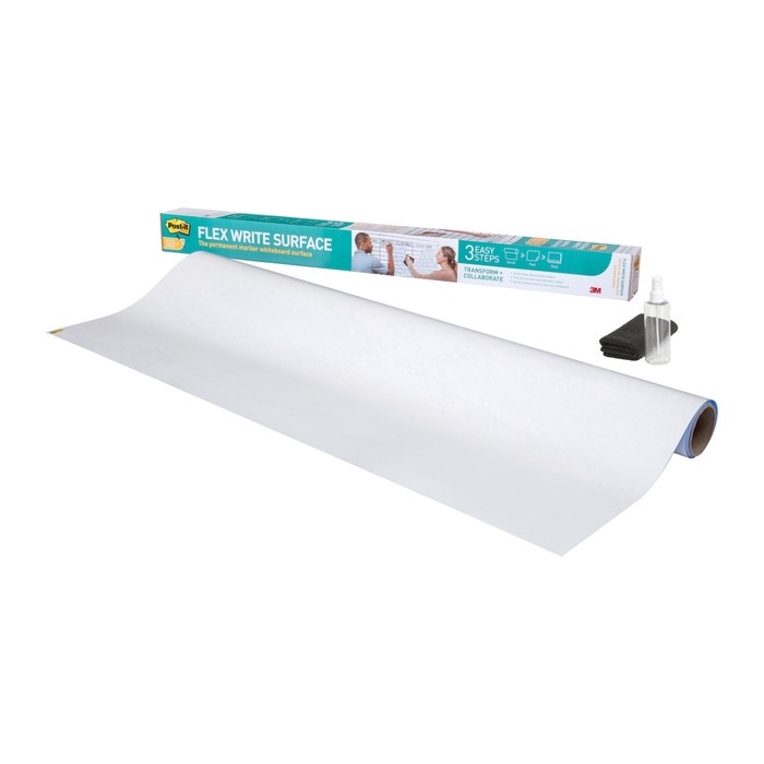 Post-it® selbstklebende Whiteboardfolie Flex Write Surface blanko 91,4 x 60,9 cm, 1 Rolle
