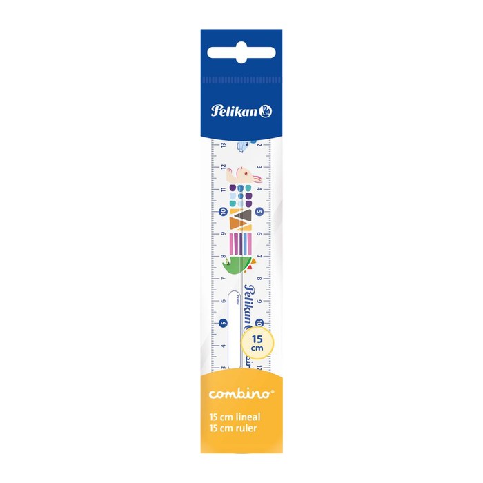 Pelikan Lineal Combino 15,0 cm, transparent