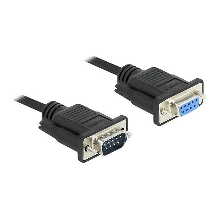DELOCK Seriell Kabel RS-232 D-Sub9 Stecker < Schmale BU 5m