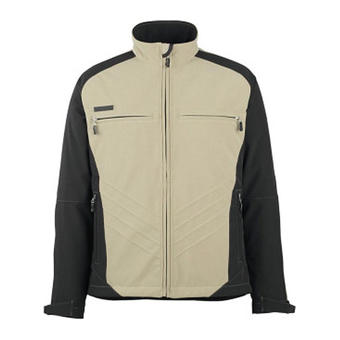 MASCOT® Herren Softshelljacke DRESDEN khaki, schwarz Größe XS