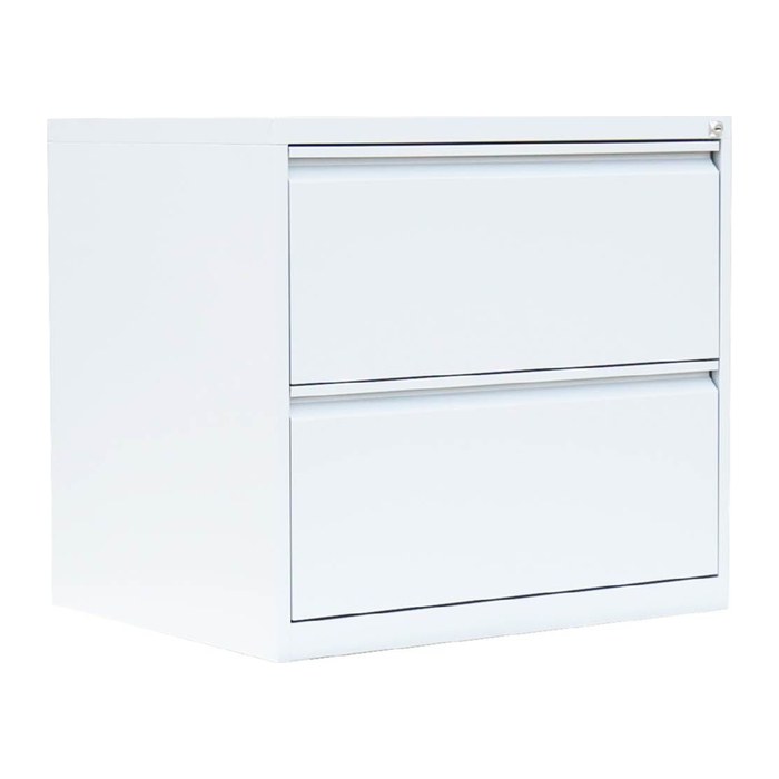 LÜLLMANN Hängeregistraturschrank signalweiß 2 Schubladen 76,0 x 62,0 x 70,5 cm, 1 St.