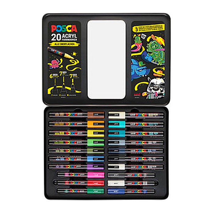POSCA Marker UNI Etui Graffiti 20x