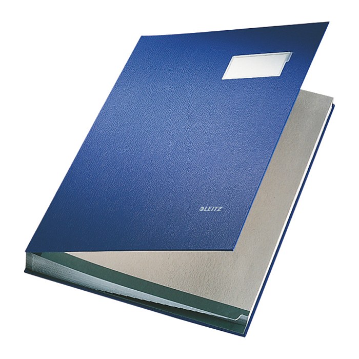 LEITZ Unterschriftenmappe Unterschriftenmappe 5700 20 Fächer blau, 1 St.