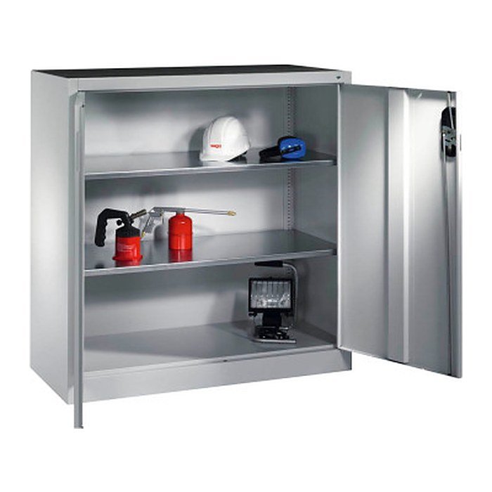CP Stahlschrank 8530-000 S10112 lichtgrau 2 Fachböden 120,0 x 40,0 x 120,0 cm, aufgebaut, 1 St.