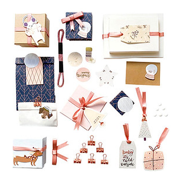 folia Bastelset Verpacken pastell pastell