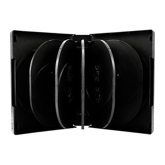 MediaRange DVD-Leerhülle für 12 Dics 39mm schwarz
