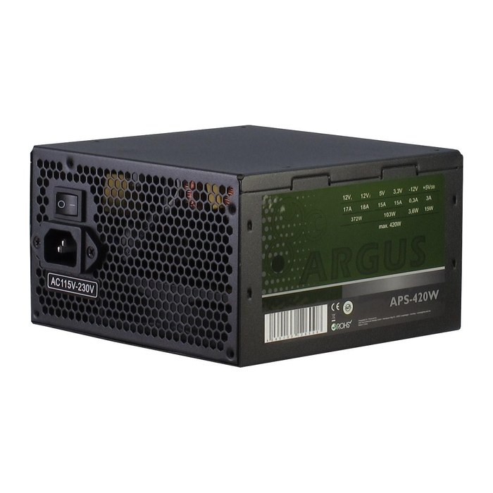 Inter-Tech Netzteil 420W Argus APS-420W 120mm Lüfter