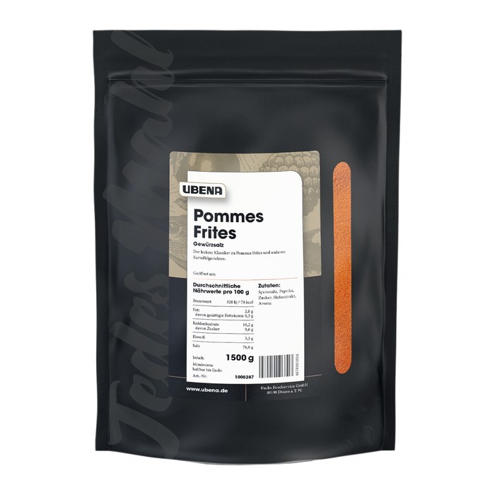 UBENA  Pommes Frites Gewürz, 1,5 kg