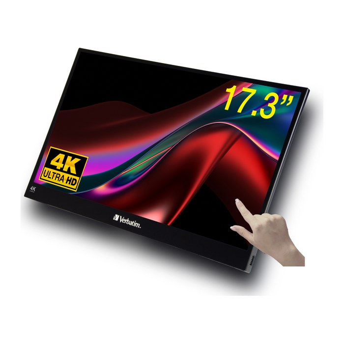 Verbatim Portable Monitor 17,3 Zoll PMT-17 4K Touchscreen