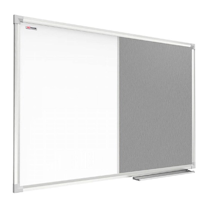 ALLboards Whiteboard-Pinnwand 60,0 x 40,0 cm Textil weiß