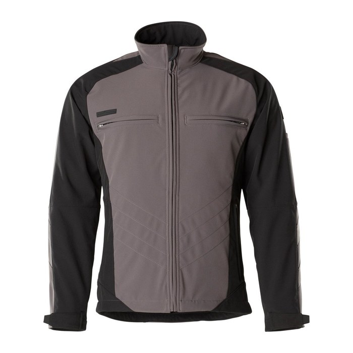 MASCOT® Herren Softshelljacke DRESDEN dunkelanthrazit, schwarz Größe S