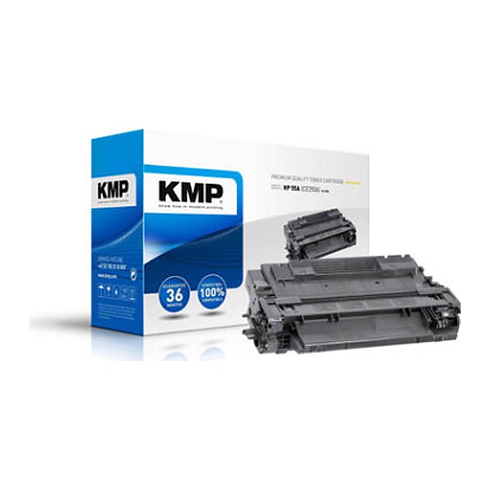 KMP H-T230 schwarz Toner kompatibel zu HP 55A (CE255A)