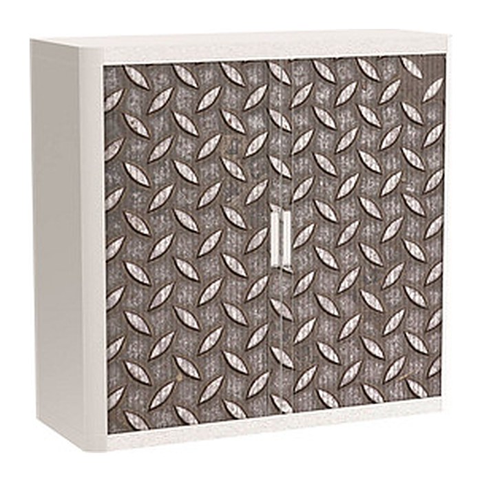 PAPERFLOW easyOffice Industrial Rollladenschrank 61782 2 Fachböden 110,0 x 41,5 x 104,0 cm